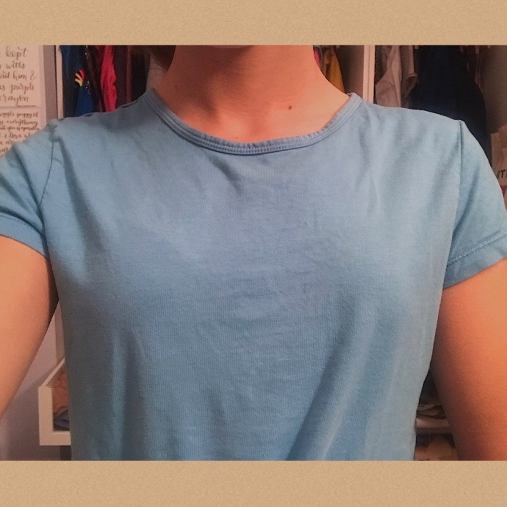 Baby blue t-shirt🌊
